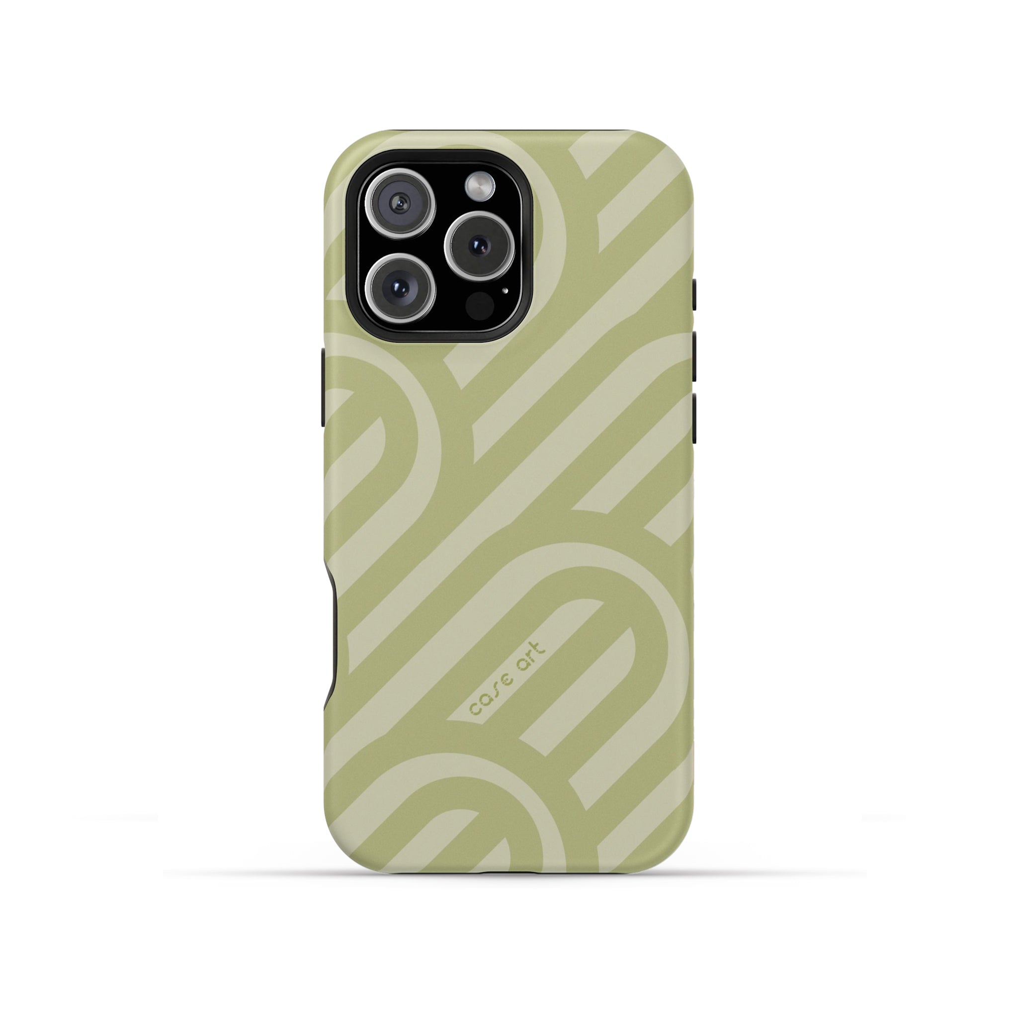 Olive Green Geometric