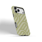 Olive Green Geometric